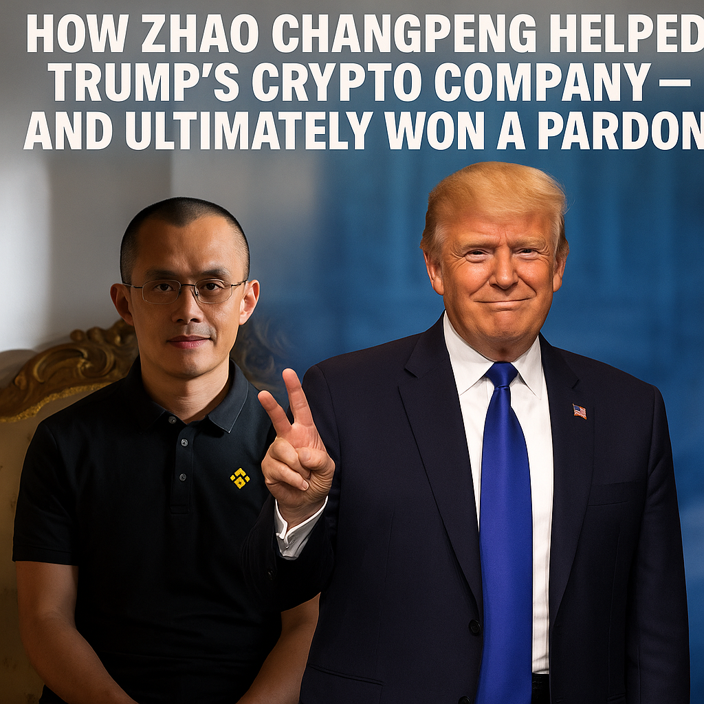 华尔街日报深度调查：亿万富豪罪犯赵长鹏如何助力特朗普的加密货币公司并最终赢得赦免– 加美财经