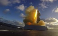 On May 21, 2021, the Forbin fired an ASTER 30 missile with a combat load on a supersonic target.....The Air Defence Frigate (FDA) Forbin is taking part in the combined air and missile defence exercise "Formidable Shield 2021" off the coast of the United Kingdom.(Photo by Rachel Bodier)