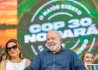 17.06.2023 - Presidente da República, Luiz Inácio Lula da Silva, durante cerimônia de anúncio da realização da COP 30 no município de Belém, em 2025, e de assinatura da ordem de serviço para início das obras do Porto Futuro II.
Belém - PA.

Foto: Ricardo Stuckert/PR