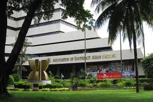 The headquarter of Association of Southeast Asia Nations (ASEAN) in Jalan Sisingamangaraja No.70A, South Jakarta, Indonesia.
