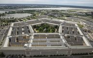 An aerial view of the Pentagon, Washington, D.C., May 11, 2021. (DOD photo by U.S. Air Force Staff Sgt. Brittany A. Chase)