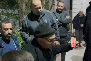 教皇方济各在与加沙教会的一次日常视频通话中。