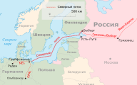 Nord Stream gas pipelines