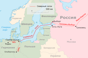 Nord Stream gas pipelines