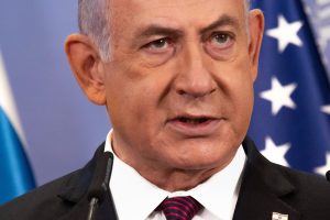 Secretary of Defense Lloyd J. Austin III participates in a joint press briefing with Israeli Prime Minister Benjamin Netanyahu, Israel, April 12, 2021. (DoD Photo by U.S. Air Force Staff Sgt. Jack Sanders)