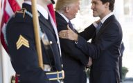 Donald Trump welcomes Justin Trudeau to White House