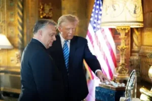 REX Hungarian Prime Minister Viktor Orban and former US President Donald Trump, Palm Beach, USA - 08 Mar 2024