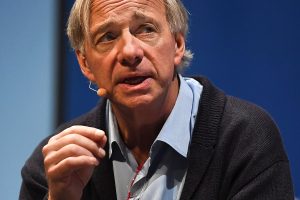 7 November 2018; Ray Dalio, Founder, Co-Chief Investment Officer & Co-Chairman, Bridgewater Associates on the Forum Stage during day two of Web Summit 2018 at the Altice Arena in Lisbon, Portugal. Photo by Harry Murphy/Web Summit via Sportsfile