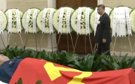 习近平参加许其亮葬礼