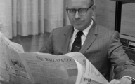 Warren Buffett in 1965. Photo: Robert Paskach/The Omaha World Herald/Durham Museum