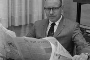 Warren Buffett in 1965. Photo: Robert Paskach/The Omaha World Herald/Durham Museum