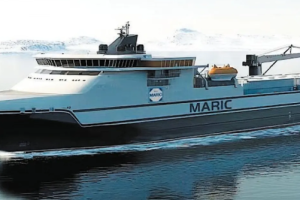 中国最新型的北极破冰船