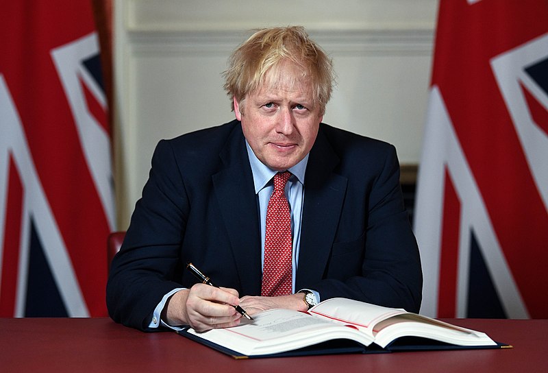 File:Johnson signed Brexit Withdrawal Agreement.jpg