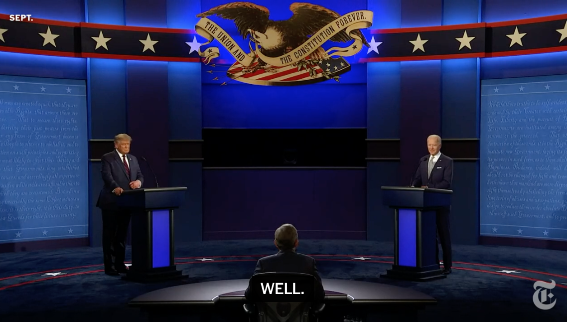美媒：这场总统辩论就像这个国家是个烂摊子，每人都抢着说没人听